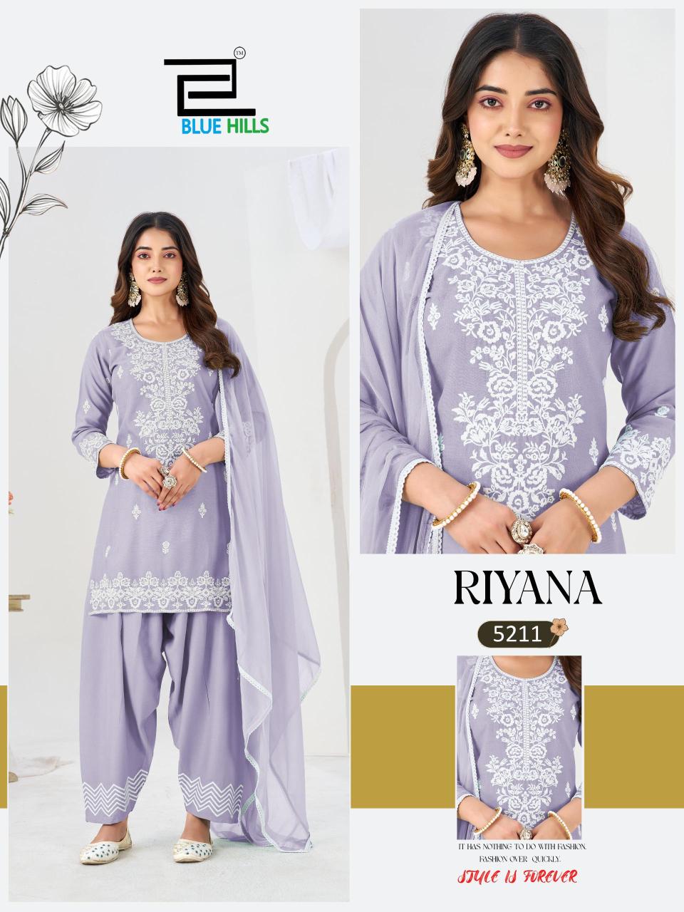 Blue hills riyana 3pcs wholesale ladies kurti  - wholesale export